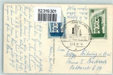 charlottenburg Industrie Porzellanfiguren + SST Gewerbeausstellung 1956 Foto AK