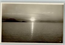Mitternachtssonne Motiv Norwegen Foto AK