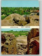 Jericho Foto AK Ausgrabungen Luftpost