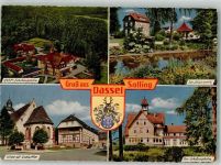 37586 W3354 Dassel , Solling - CVJM Erholungsheim Kirche Gasthaus Ratskeller