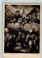 W8640 Kronach , Oberfr Schwedenbelagerung 30jähriger Krieg 1618-1648 Foto AK