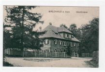 Waldhaus bei Greiz mit Oberförsterei gelaufen von 1922. Gute Erhaltung.