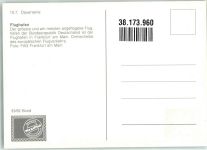 W6000 Frankfurt am Main Boeing 707 der Lufthansa Maximumkarte Flughafen 1982 Sonderstempel