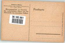 sign. Müller F. Unsere Alten Altershilfe Spende Künstlerkarte