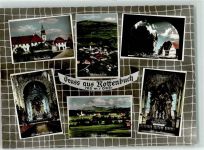 82401 W8121 Rottenbuch , Oberbay - Kirche Inneres Hochaltar