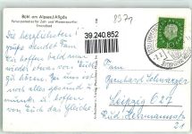 87509 W8970 Bühl a Alpsee Gebrauchsspuren Campingplatz Strandbad Alpsee