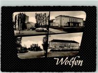 06749 O4440 Wolfen , Anh - Theater der Werktätigen Leipziger Straße Bahnhof Filmtheater Omnibus