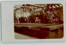 Fabrik Maschinen Holzverarbeitung Privatfoto AK