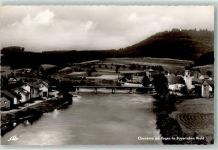 93466 W8491 Chamerau Foto AK mit Brücke über den Regen