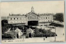 80000 Amiens - La Gare du Nord Uhr Kutsche