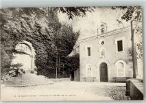 83640 Plan-d'Aups-Sainte-Baume - Terrasse et Entree de la Grotte Massif de la Sainte-Baume