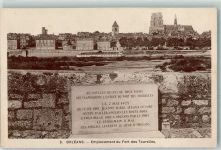 45000 Orleans - Emplacement du Fort des Tourelles Kathedrale Ecole de Nation