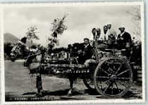 90100 Palermo Foto AK Carretto Siciliano Tracht