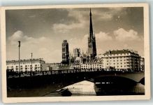 76000 Rouen - Kathedrale Auto Omnibus Ort handschriftlich