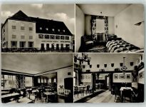 97737 W8780 Gemünden a. Main Foto AK Hotel Schäfer