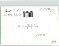 Bad Landeck Ladek-Zdroj Gebrauchsspuren Ort handschriftlich Albrechtshalle Foto keine AK