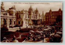 Monte Carlo Foto AK Cafe de Paris Hotel Kasino