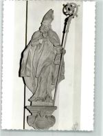 48683 W4422 Alstätte , Kr Ahaus Foto AK Pfarrkirche Mariä Himmelfahrt Denkmal Hl. Augustinus