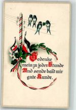Flaggen Schwalben HWB Ser. K. 645 Schwarz-Weiß-Rot
