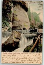 Edmundsklamm 1908 - Vordere Bootstation