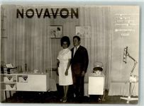 Messestand der Firma Novavon Schallwellengeräte Gewerbeausstellung 1966 Foto AK