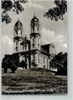 73479 W7090 Ellwangen Jagst Foto AK Wallfahrtskirche Schönenberg