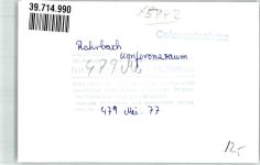 57399 W5942 Rahrbach FOTO KEINE AK Konferenzraum Ort handschriftlich Foto Original aus Archiv eines Ansichtskartenverlags