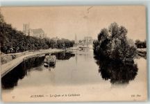 89000 Auxerre - Hafen Les quais Kirche