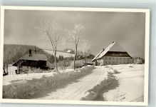 78147 W7741 Vöhrenbach Winter Gasthaus Kalte Herberge tief verschneit