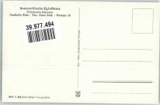 91349 W8551 Egloffstein Foto AK Pfarrfelsen Gasthaus zur Post