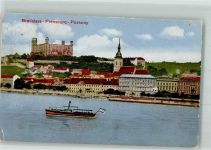 Bratislava Pozsony 1921 Gebrauchsspuren Burg Kirche