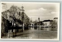 04600 O7400 Altenburg , Thür Foto AK Kunstturm am kleinen Teich