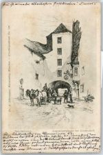 83317 W8221 Teisendorf - Augustinerkloster, Sign. Rob. Schleich 1898