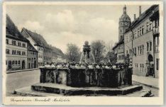 06526 O4700 Sangerhausen - Marktplatz, Brunnen