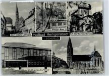 37308 O5630 Heilbad Heiligenstadt - Karl-Marx-Straße, Kneipp-Bad, St. Gerharduskirche, Kreiskulturhaus, Liebfrauenkirche