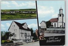 36341 W6420 Wallenrod - Kirche, Ortsansicht, Dorfkrug
