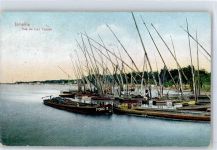 Ismailia 1910 - Schiffe Hafen Ismailia