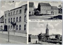 50169 W5014 Kerpen , Rheinl - Schulungsheim Kolpingswerk Kolpings Geburtshaus Kirche
