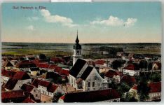 06909 O4606 Pretzsch Elbe Lithographie / Künstlerkarte