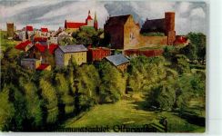 Allenstein Olsztyn Künstlerkarte Kirche Burg
