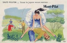 42000 Saint-Etienne - Saint Etienne (Frankreich) Leporello, Mont-Pilat I-II