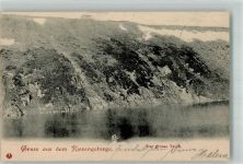 Schneekoppe Foto AK Großer Teich Riesengebirge