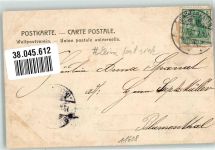 27568 W2850 Bremerhaven 1902 Gebrauchsspuren Bürgermeister Schmidt Straße Leim löst sich
