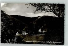 77723 W7614 Gengenbach 1961 Foto AK Badische Waldarbeitsschule Höllhof