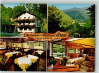 72393 W7453 Hausen im Killertal KEINE AK Gasthaus Waldhaus Sissi Informationskarte