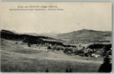 88171 W8999 Weiler-Simmerberg 1908 Foto AK Soldatenbrief