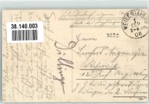 88171 W8999 Weiler-Simmerberg 1908 Foto AK Soldatenbrief