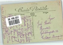 62100 Calais 1921 Foto AK Theater Briefmarke Bildseite
