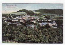 Elsterberg i. V., Bahnhofsvorstadt ungelaufen Ecken mit Albumabdrücken, leichter Knick oben rechts, sonst gut erhalten.