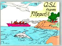 W8000 München CB-Station Flipper I + III Qsl-Karte